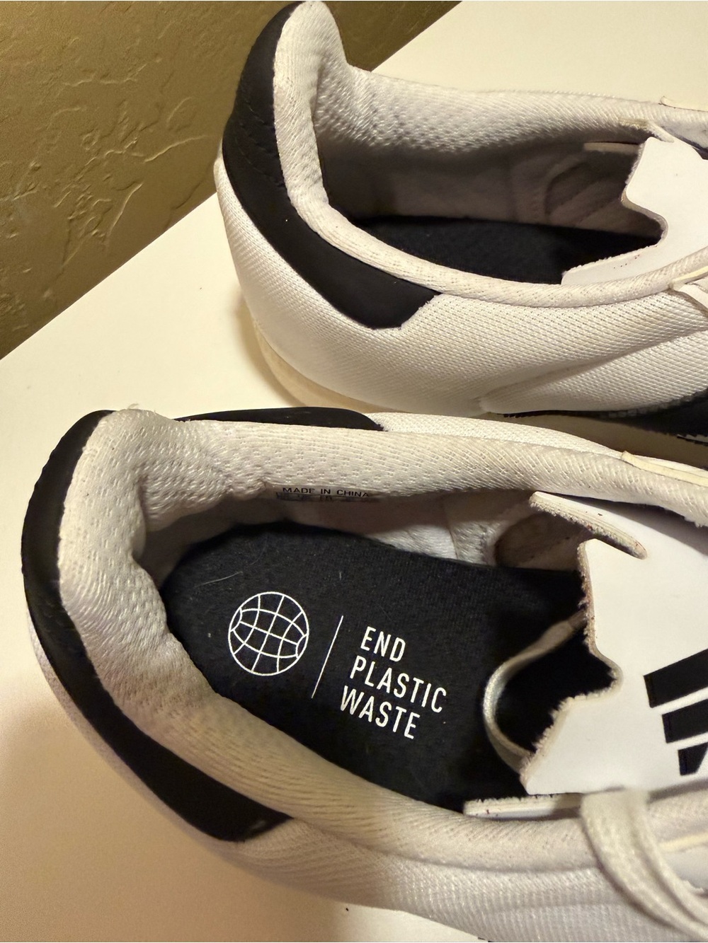Adidas Velosamba Made With Nature Cycling Shoes White/Black Men's 10.5 - Picture 6 of 8